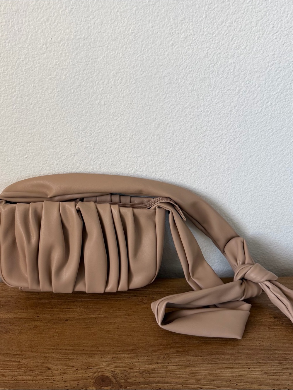BP. Buckle Rivet Faux Leather Shoulder Bag